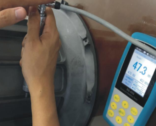 Portable Motorized Leeb / Ultrasonic Hardness Tester UCI-4100DH