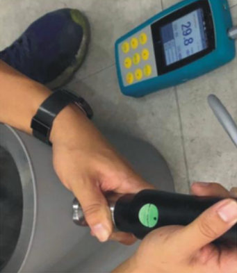 Portable Motorized Leeb / Ultrasonic Hardness Tester UCI-4100DM