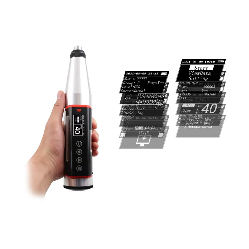 Concrete Rebound Hammer QualiCRH-2000D (Digital Model)